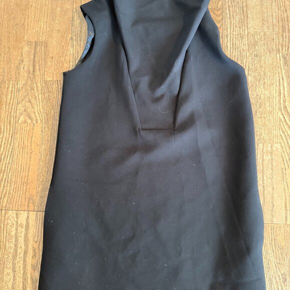 NWT ZARA HIGH NECK SHORT DRESS BLACK SIZE XS9124 /550 - Picture 7 of 9